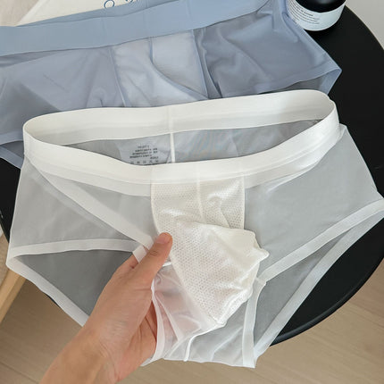 Men’s Mid-Waist Seamless Nylon Briefs