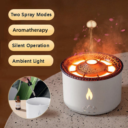 VolcanoMist 350ML Flame Jellyfish Ultrasonic Diffuser