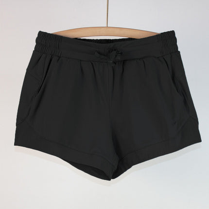 Women’s Nylon Solid Color Shorts