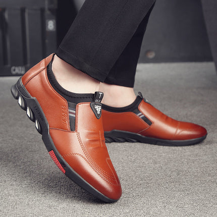 Men’s Spring Leather Business Shoes – Classic Formal Style