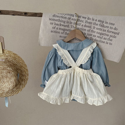 Girls Cotton Jumpsuit or Skirt – Long Sleeve Stylish Baby Outfit