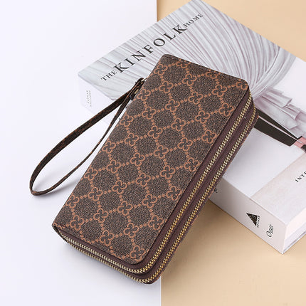 European Retro Printed PU Leather Handbag