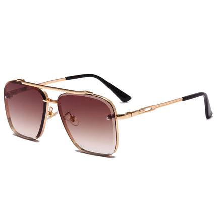UV400 Metal Frame Sunglasses with PC Lens