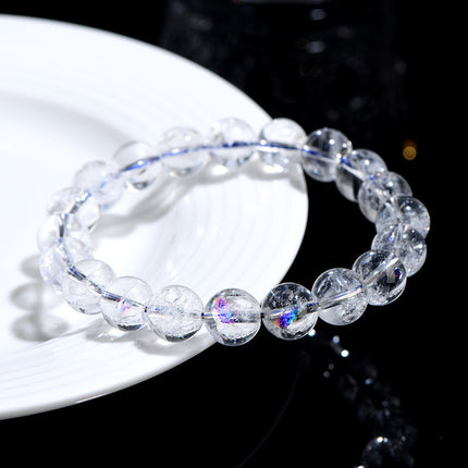 Polished White Asai Crystal Bracelet