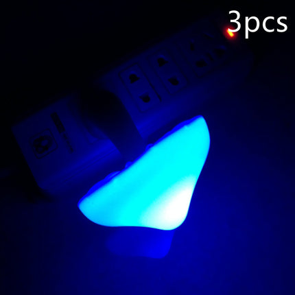 LED Mushroom Night Light with Light Sensor – EU & US Plug