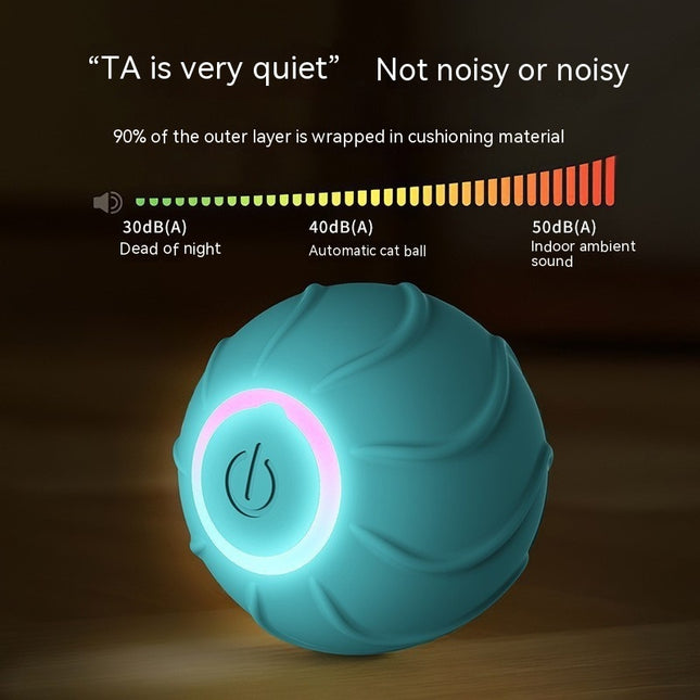 Smart Cat Interactive Rolling Ball – USB Rechargeable Automatic Bouncing Toy