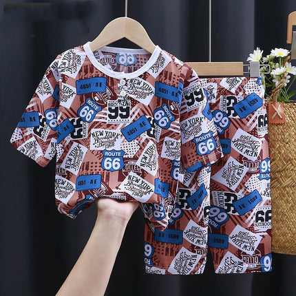 Children's Cartoon Pajama Set