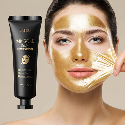 50g Tearing Face Mask Set with Eyebrow Shaving Knife
