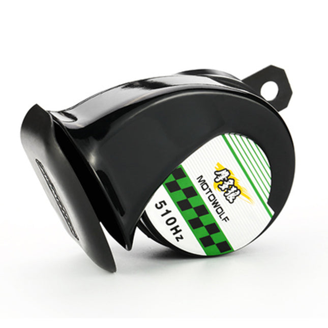 12V Loud Car & Motorcycle Horn – 110dB ABS Electric Horn (510Hz, 30W)