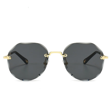 Women's Fashion Metal Frame UV Protection Sunglasses