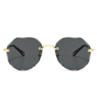 Women's Fashion Metal Frame UV Protection Sunglasses
