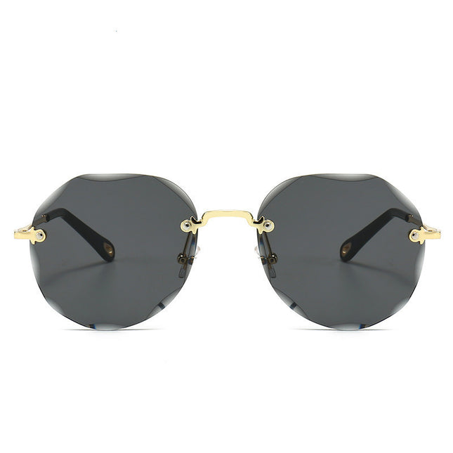 Women's Fashion Metal Frame UV Protection Sunglasses