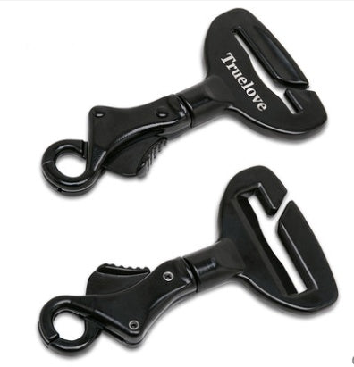 Pet Car Safety Seatbelt Buckle – Heavy-Duty Aluminum Alloy Restraint Clip