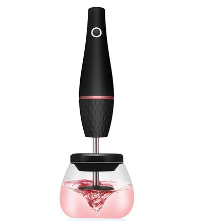 Electric Makeup Brush Cleaner – Rechargeable Automatic Brush Washing Device (Black)