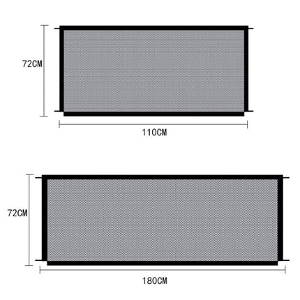 Portable Pet Safety Enclosure Gate – Retractable Mesh Barrier for Dogs