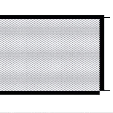 Portable Pet Safety Enclosure Gate – Retractable Mesh Barrier for Dogs