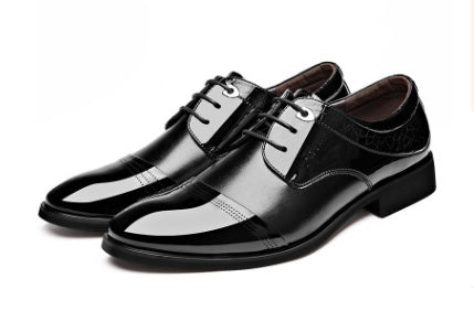 Men’s Spring Business Dress Shoes – Fashion Lace-Up Formal Footwear