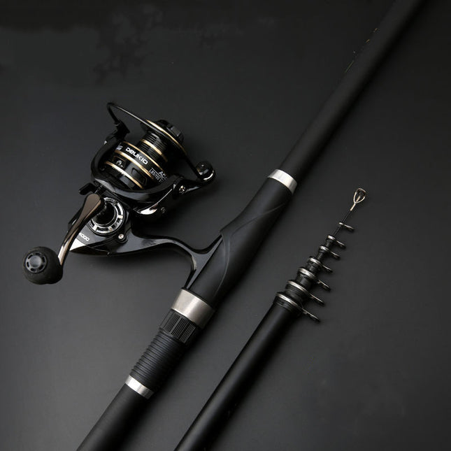 Carbon Rocky Sea Fishing Rod – 7-Section Hard Action