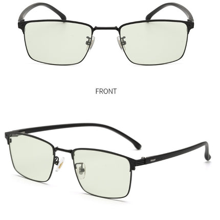 Anti-Blue Light Photochromic Glasses – Flat, Non-Prescription