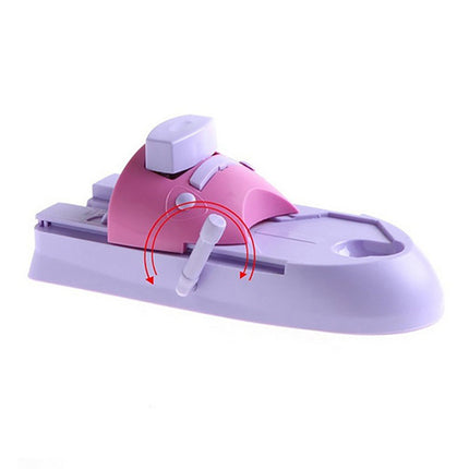 DIY Nail Art Printing Machine – Manual Stamper with 6 Stainless Steel Pattern Plates