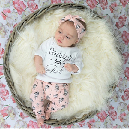 Cartoon Print Baby Pantsuit Set