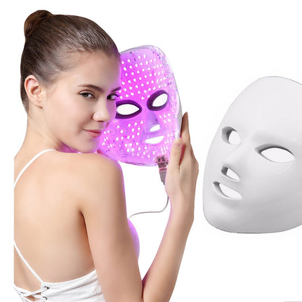 7-Color LED Light Therapy Mask – Facial Rejuvenation & Skincare Device for Anti-Aging, Acne, Whitening & Firming