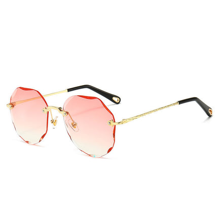 Women's Fashion Metal Frame UV Protection Sunglasses