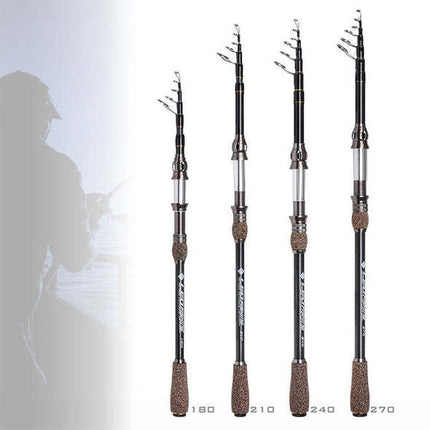 Flame Carbon Telescopic Rod for Sea Fishing