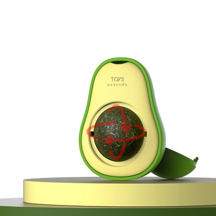 Avocado Peppermint Catnip Ball – Dental & Digestive Health Cat Toy