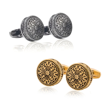 Vintage Animal Zodiac Copper Cufflinks
