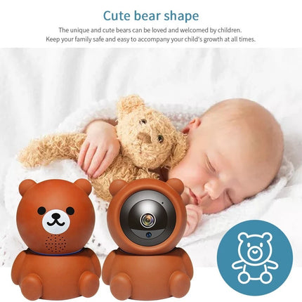 Bear Camera 1080P WiFi IP Camera – Auto Tracking & IR Night Vision Home Security