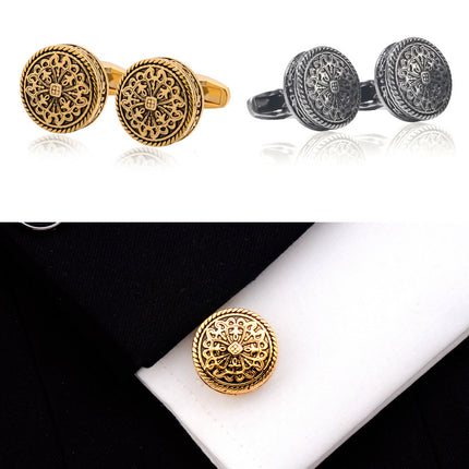 Vintage Animal Zodiac Copper Cufflinks