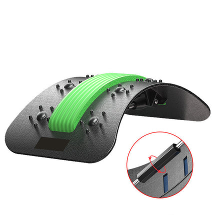 Adjustable Magnetic Back Massager – Lumbar Stretcher & Pain Relief Device