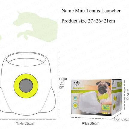 Automatic Interactive Dog Ball Launcher – Adjustable Distance Fetch Machine