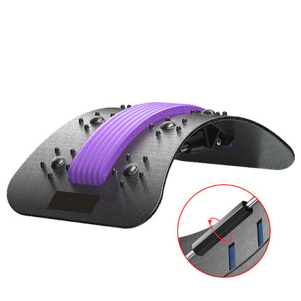 Adjustable Magnetic Back Massager – Lumbar Stretcher & Pain Relief Device