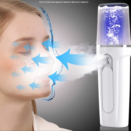 2-in-1 Nano Mist Facial Sprayer with 2200mAh Power Bank – Deep Hydration & Portable Skincare Device