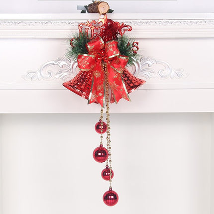 Pearlescent Christmas Bell Ornament – Decorative Hanging Bell for Christmas Trees