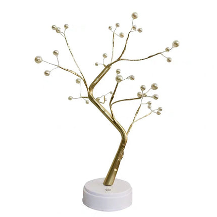 LED Copper Wire Tree Light – Nordic INS Style Bedroom Decorative Lamp