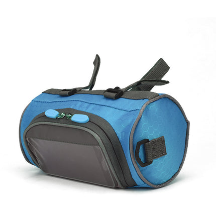 Rainproof Bicycle Handlebar Phone Bag – Multi-Function Front Storage Bag with Touchscreen Window