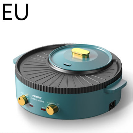 Multifunctional Hot Pot & BBQ One-Piece Cooker – Medium Electric Grill & Shabu Pot (Model M2)