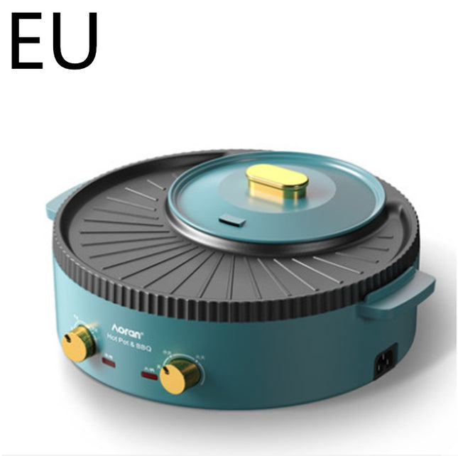 Multifunctional Hot Pot & BBQ One-Piece Cooker – Medium Electric Grill & Shabu Pot (Model M2)