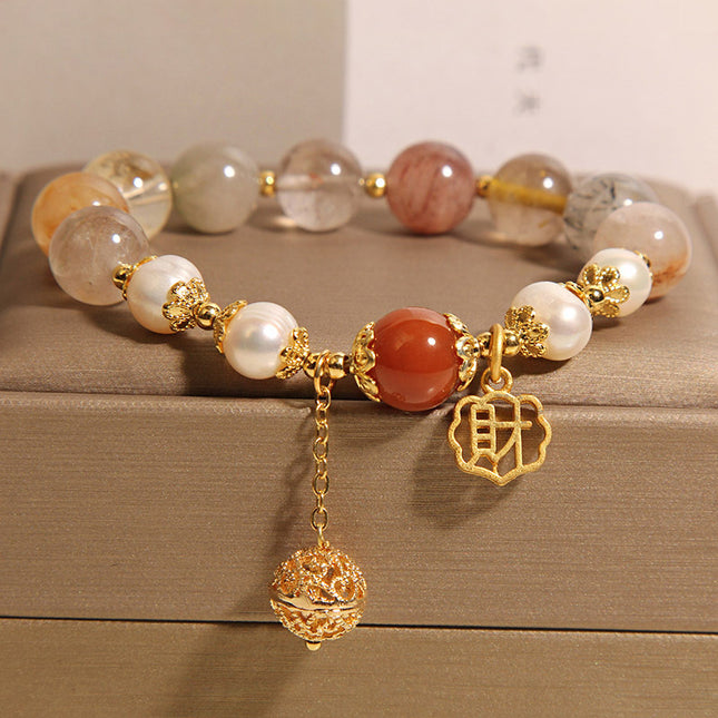 Women’s Crystal Pearl Bracelet