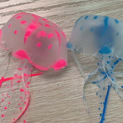 LED Volcano Effect Jellyfish Lamp – Color-Changing Night Light with Flowing Beads