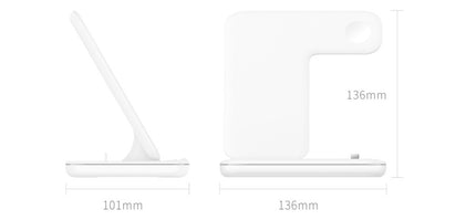3-in-1 Wireless Charging Station for Phone, Watch & Earbuds