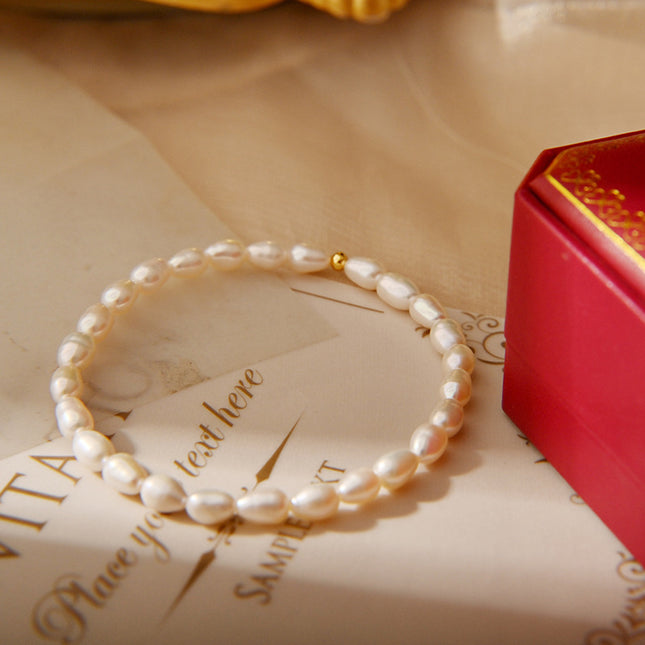 Handmade Freshwater Pearl Retro Bracelet