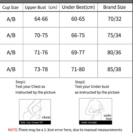 Women's Seamless Push-Up Bra – Nylon Comfort Fit