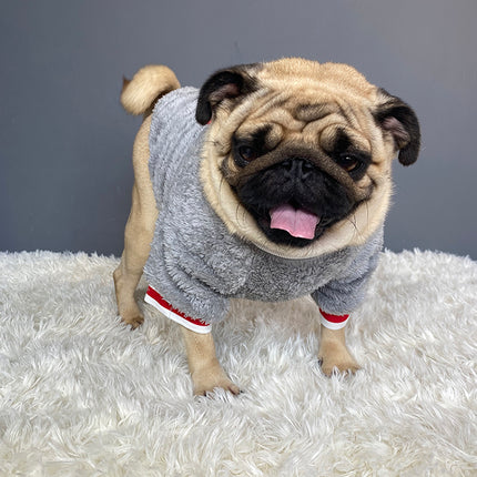 Casual Cotton Dog Shirt – Soft Blue Pet Clothing for Small to Large Dogs