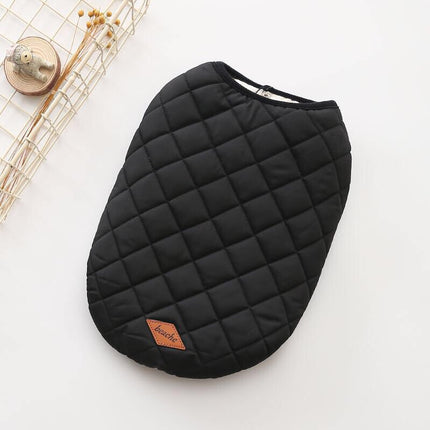 Winter Cotton Dog Vest – Soft Wool-Lined Double-Sided Coat (Unisex, European Style)