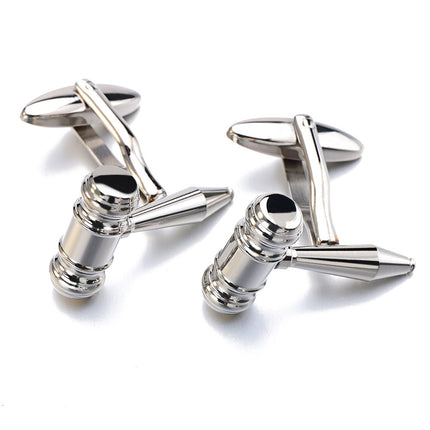 Men's Hammer Design Stainless Steel Cufflinks