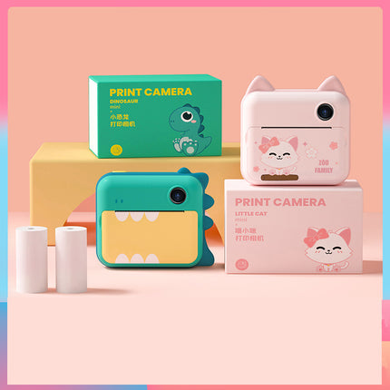 Kids Printable Digital Camera – 1080P Children’s Dual-Lens Camera with Instant Thermal Printing & Accessories